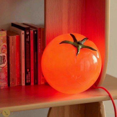 Tomatenglas-Tischlampe