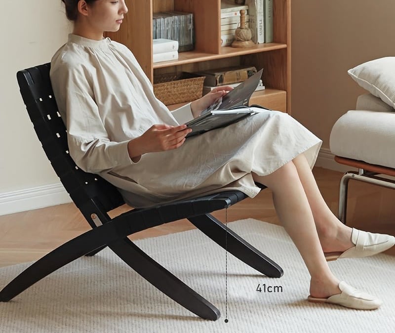 Tomomi-CW Klappstuhl - Massivholz & Canvas gewebt