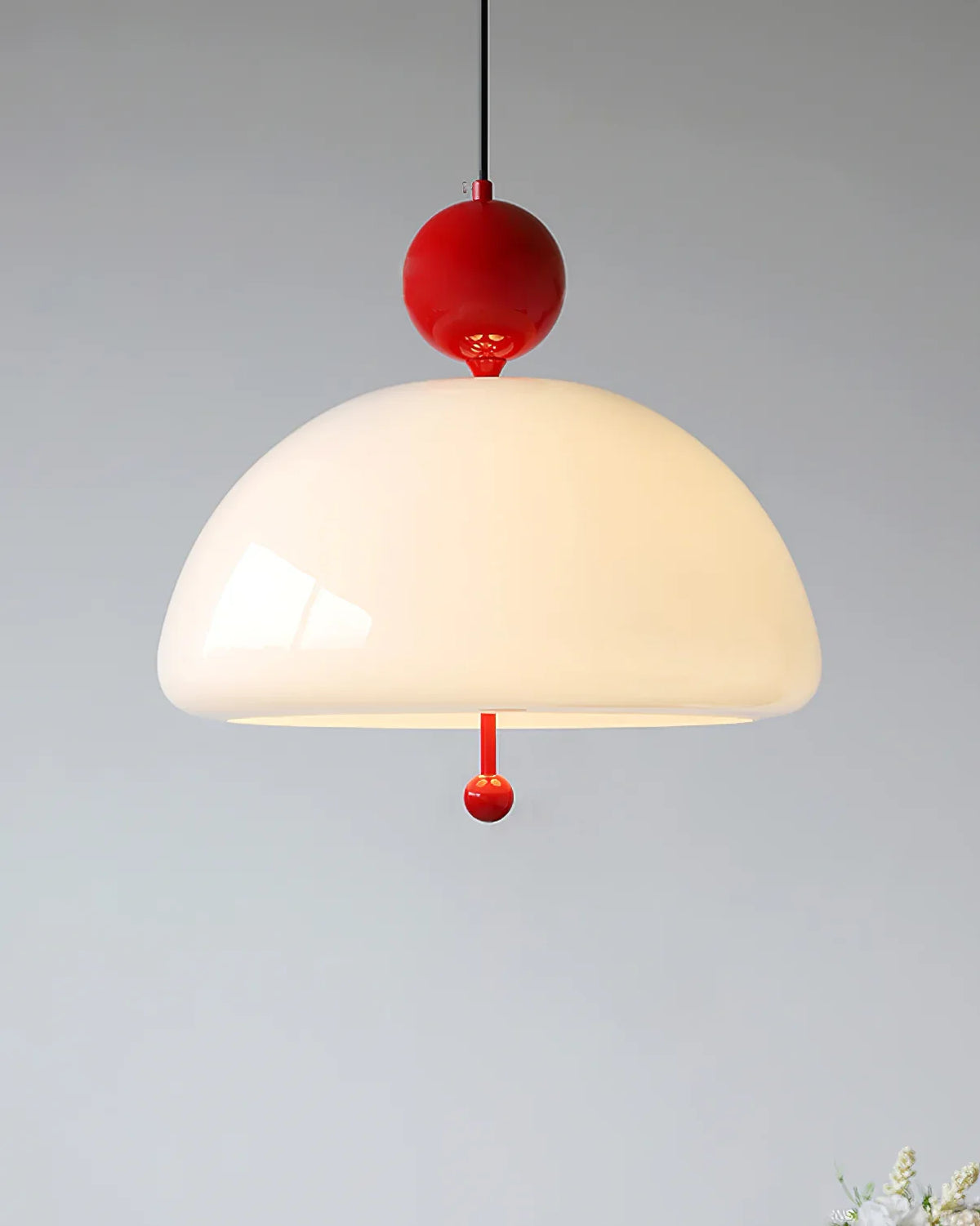 Verona Pudding Glas Pendelleuchte