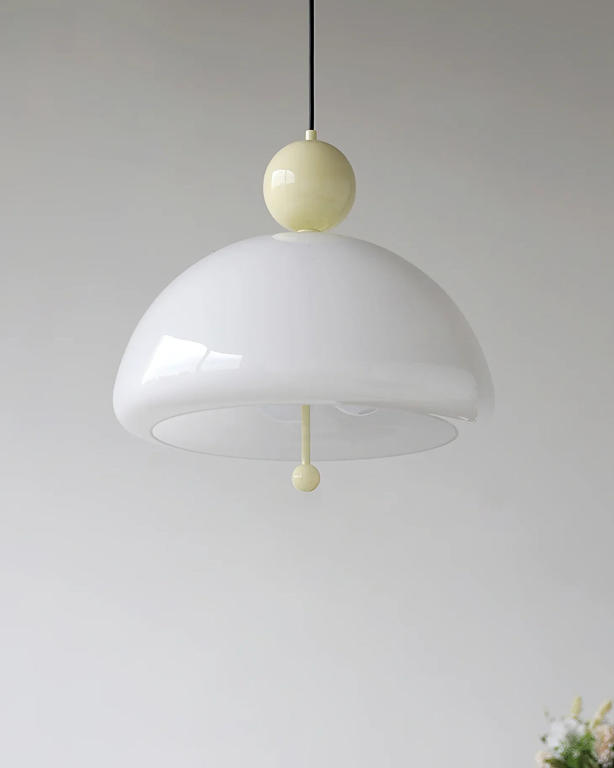 Verona Pudding Glas Pendelleuchte