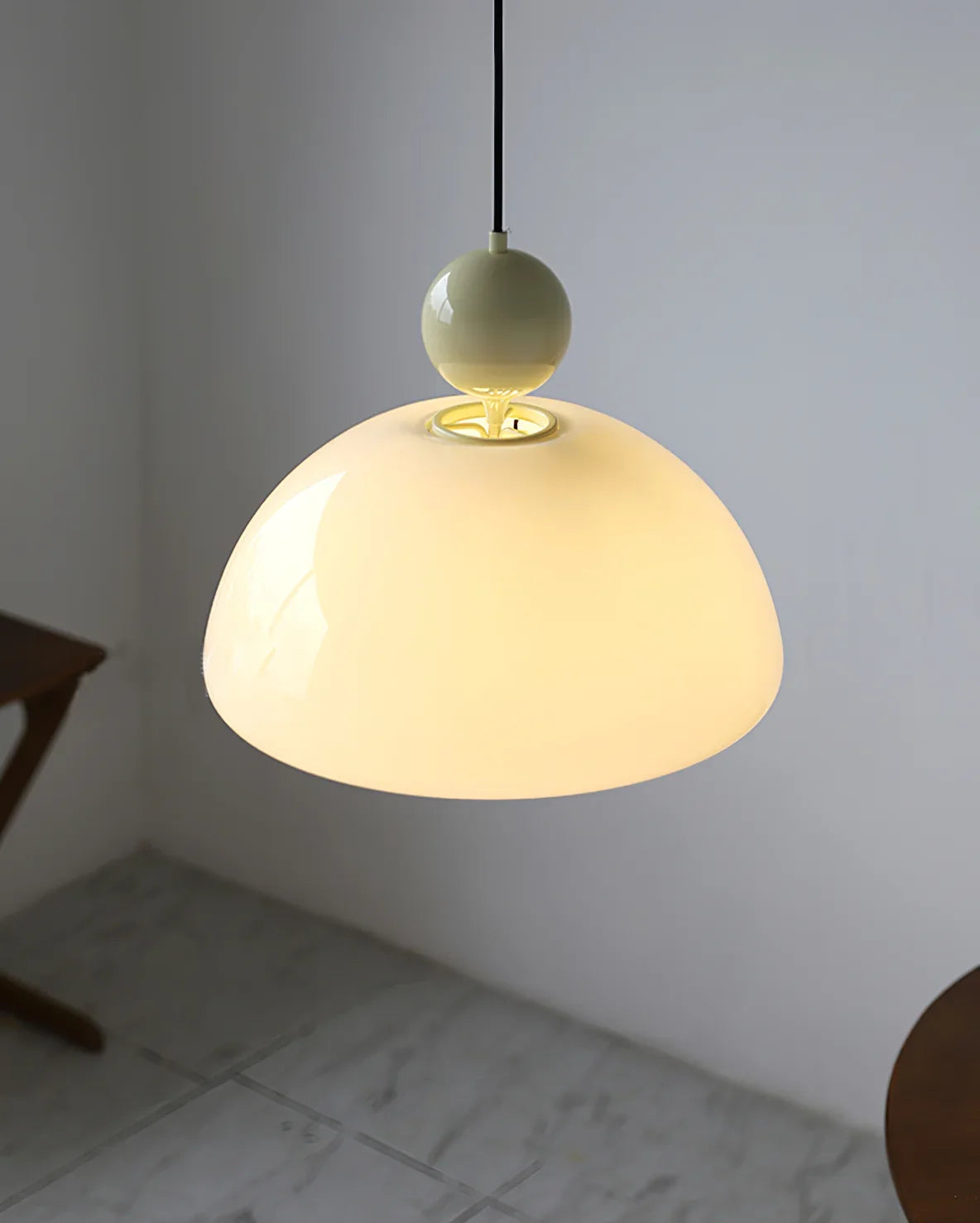 Verona Pudding Glas Pendelleuchte