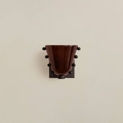 W14 Gemma Glas Wandleuchte