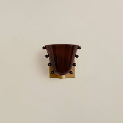 W14 Gemma Glas Wandleuchte