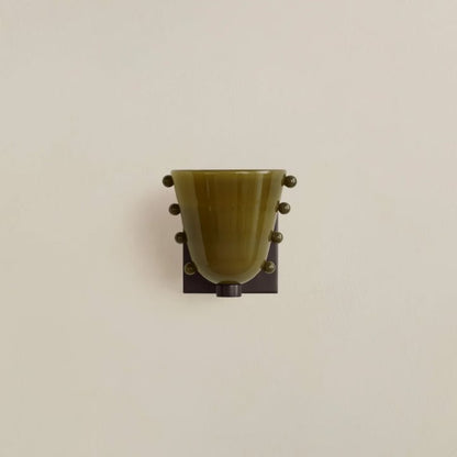 W14 Gemma Glas Wandleuchte