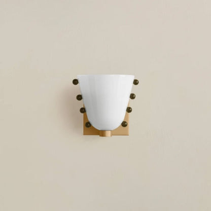W14 Gemma Glas Wandleuchte