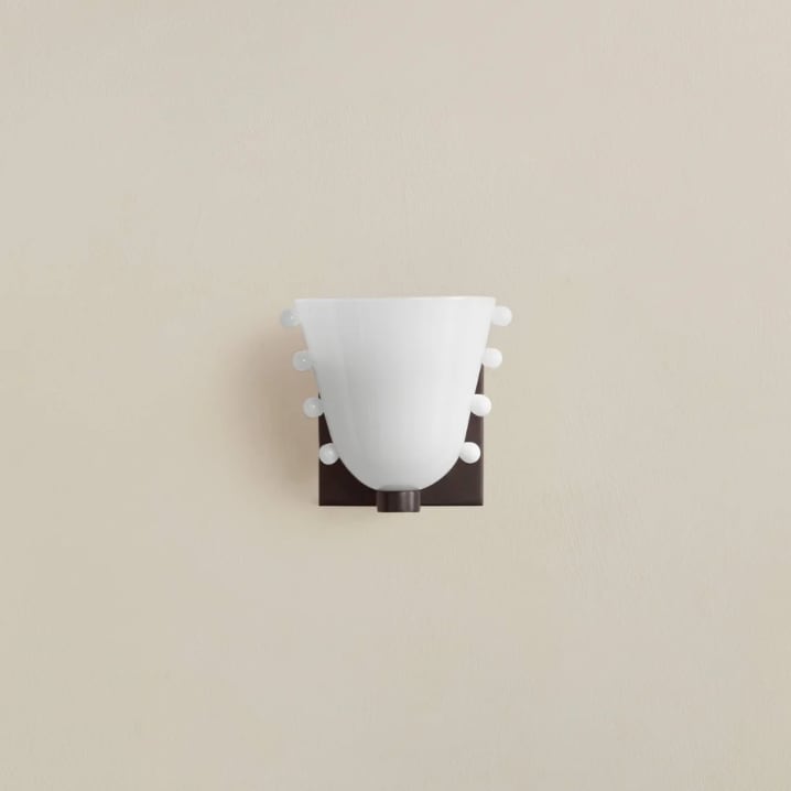 W14 Gemma Glas Wandleuchte