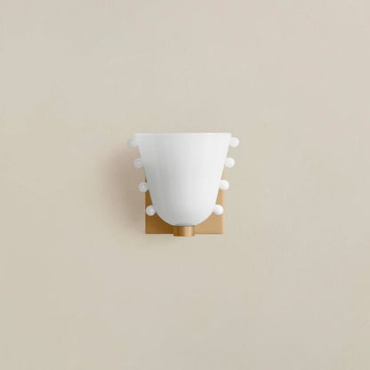 W14 Gemma Glas Wandleuchte