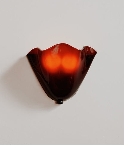 W28 Vera Glas Wandleuchte