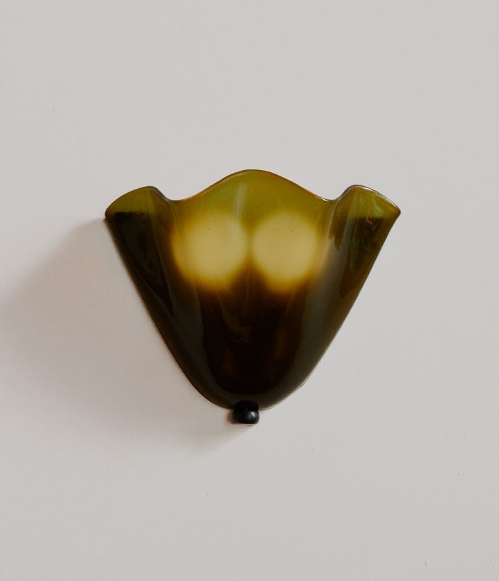 W28 Vera Glas Wandleuchte
