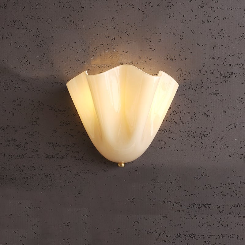 W28 Vera Glas Wandleuchte