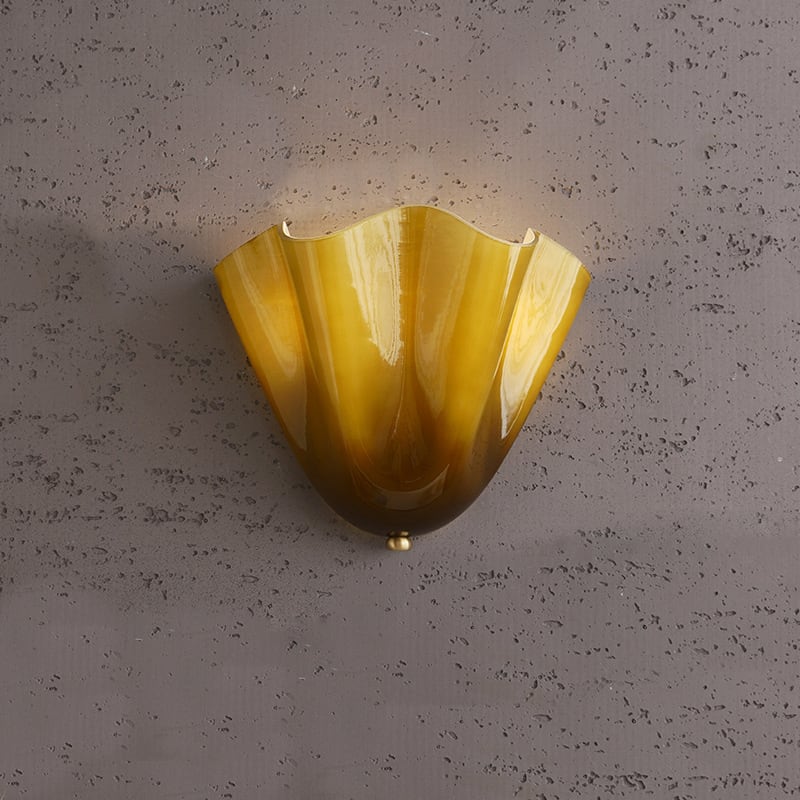 W28 Vera Glas Wandleuchte