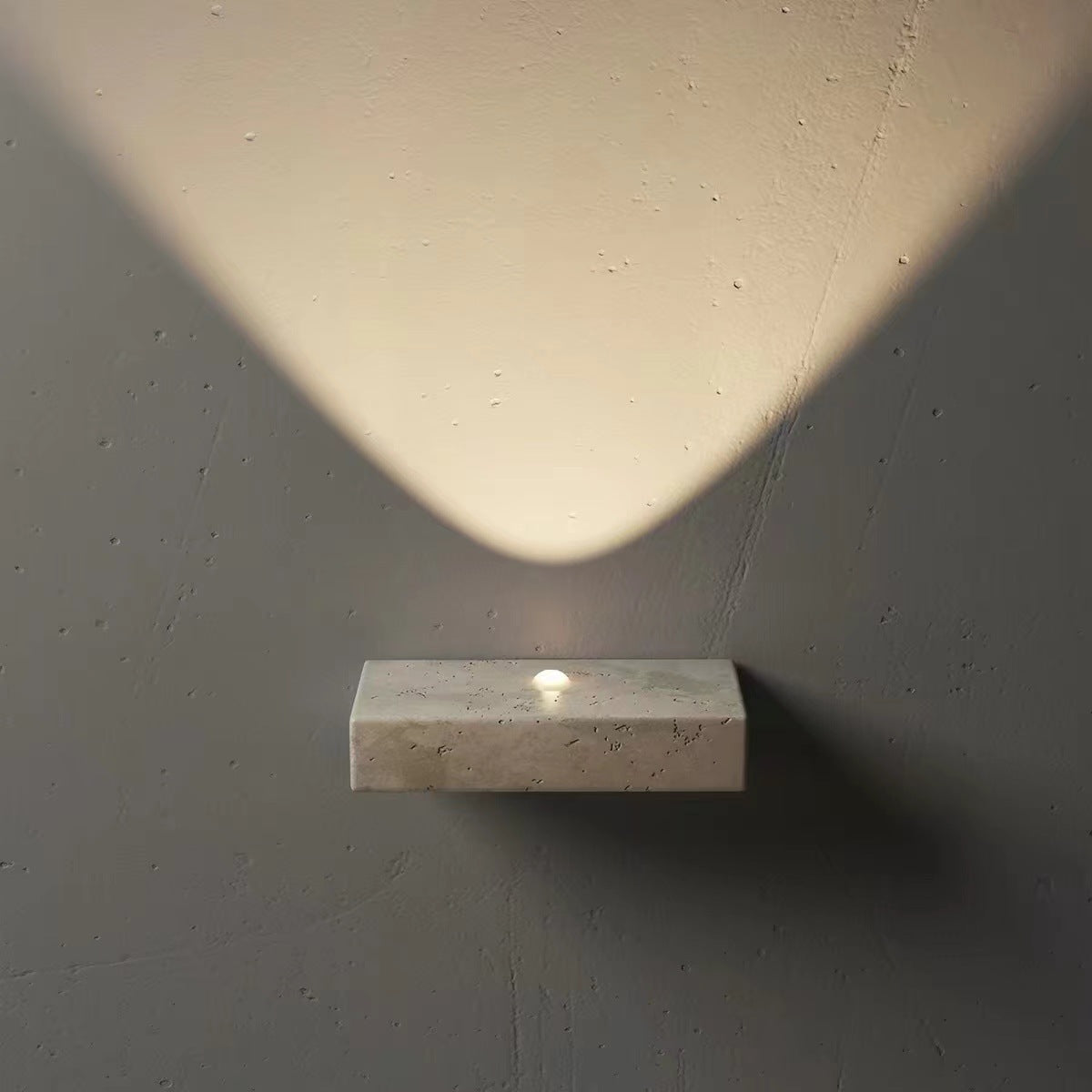 Wabi-Sabi Honig Travertin Wand Licht | Sconces