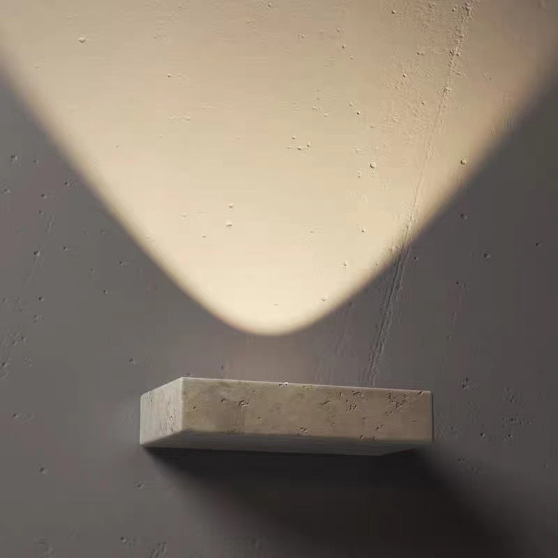 Wabi-Sabi Honig Travertin Wand Licht | Sconces