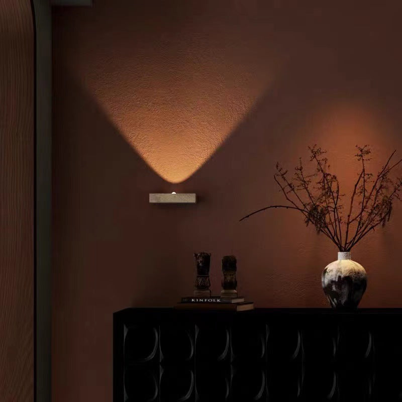 Wabi-Sabi Honig Travertin Wand Licht | Sconces