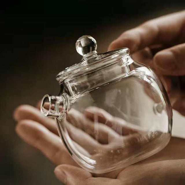 Naoko | Transparente Glas-Miniatur-Teekanne - 120 ml