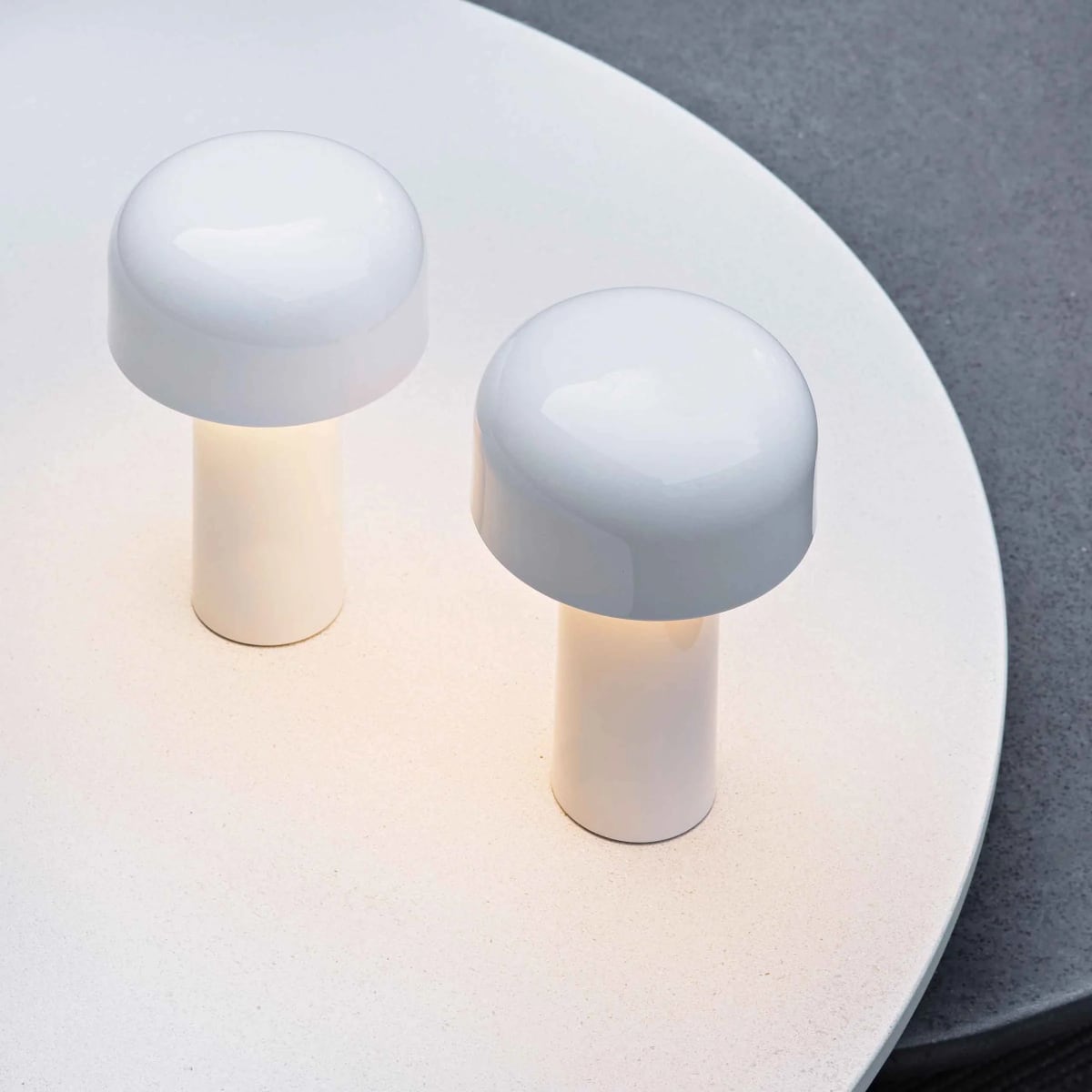 USB-Aufladbare LED-Schnurlos-Tischlampe | Pilz Schreibtischlampe