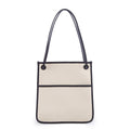 Schwarz Korean Canvas Messenger Bag | Schultertasche | Crossbody Bag