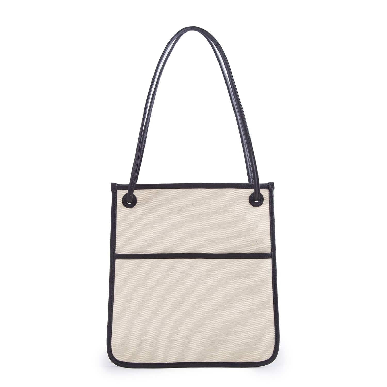 Schwarz Korean Canvas Messenger Bag | Schultertasche | Crossbody Bag