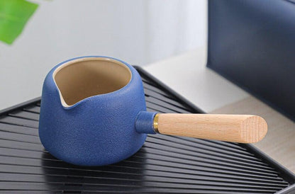 Schwarz Pottery Travel Tea Set - 8pcs mit Tea Tray