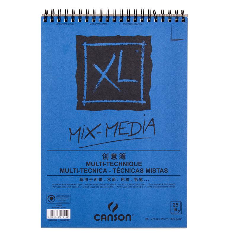 Canson XL Mix Media Pads, 25 Blätter - 300 gsm (63,5 kg)