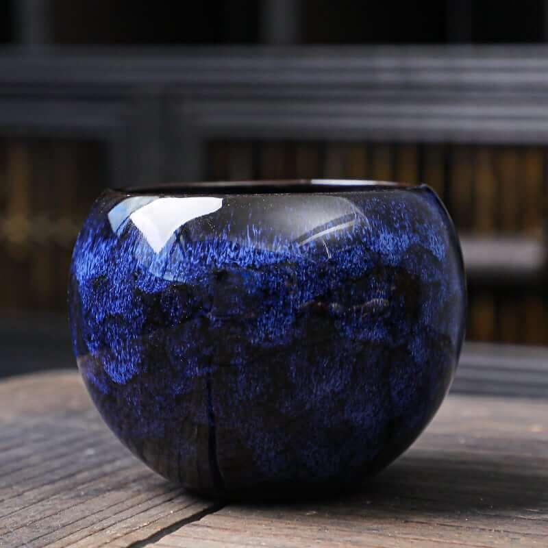 Bunte Keller Glaze Chinese Tea Cup | Ceramic Dragon Egg Cup - 6 Stück