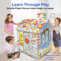 DIY Creative Cardboard Coloring Playhouse | Pädagogisches Papierspielzeug