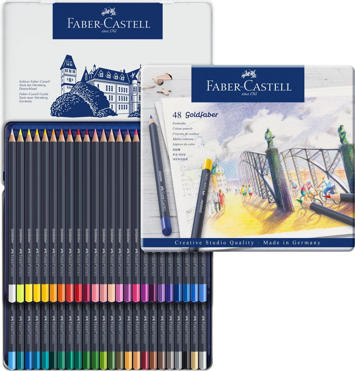 Faber-Castell Farbstift Goldfaber Metall Zinn-Sets