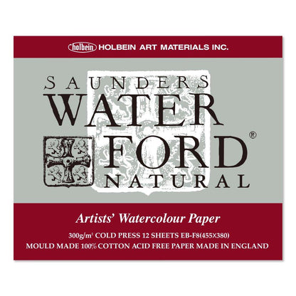 Holbein Waterford Cold Press Aquarellpapier von Naturkünstlern