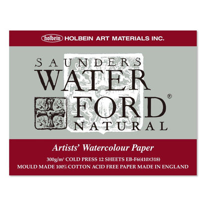 Holbein Waterford Cold Press Aquarellpapier von Naturkünstlern
