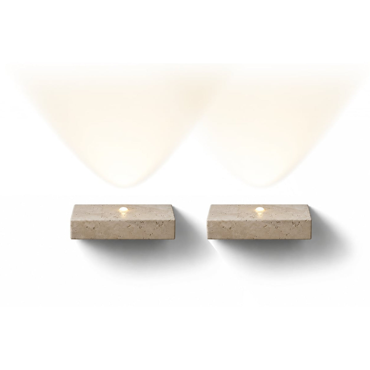 Wabi-Sabi Honig Travertin Wand Licht | Sconces