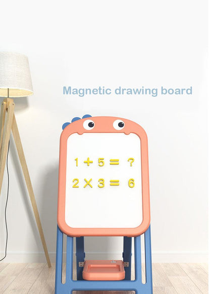 Kids Magnetic Erasable Art Board + 1 Stuhl - Dinosaurier-Set
