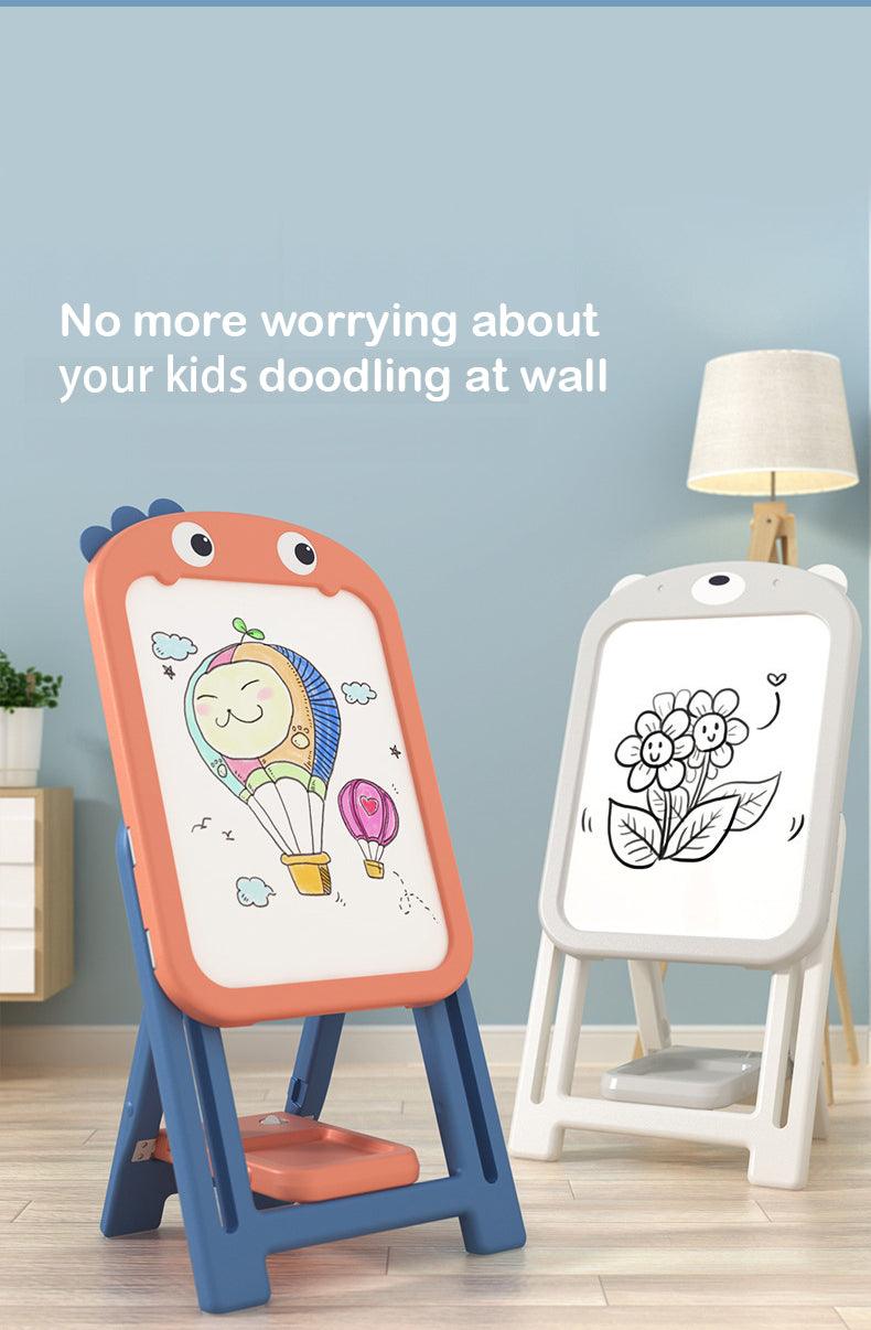 Kids Magnetic Erasable Art Board + 1 Stuhl - Dinosaurier-Set