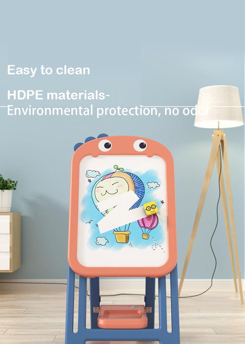 Kids Magnetic Erasable Art Board + 1 Stuhl - Dinosaurier-Set