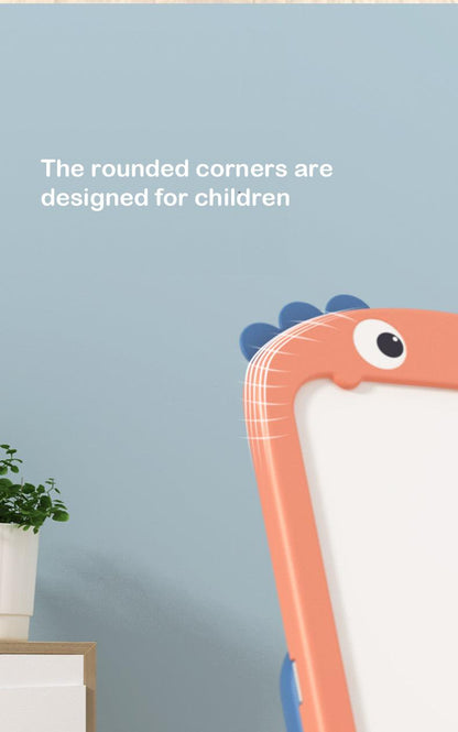 Kids Magnetic Erasable Art Board + 1 Stuhl - Dinosaurier-Set