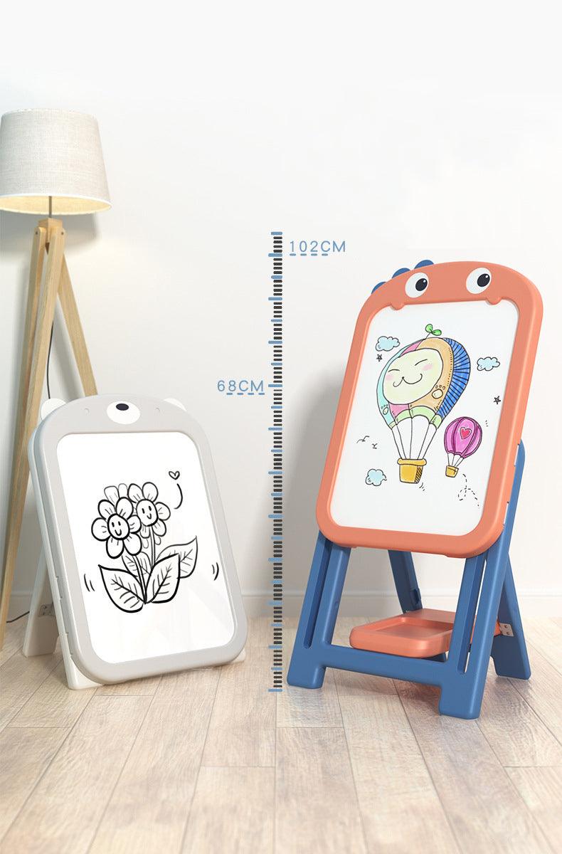 Kids Magnetic Erasable Art Board + 1 Stuhl - Dinosaurier-Set