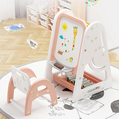 Kinder Mehrzweck-Magnetisch löschbare Artboard und Aufbewahrungstisch + 1 Stuhl