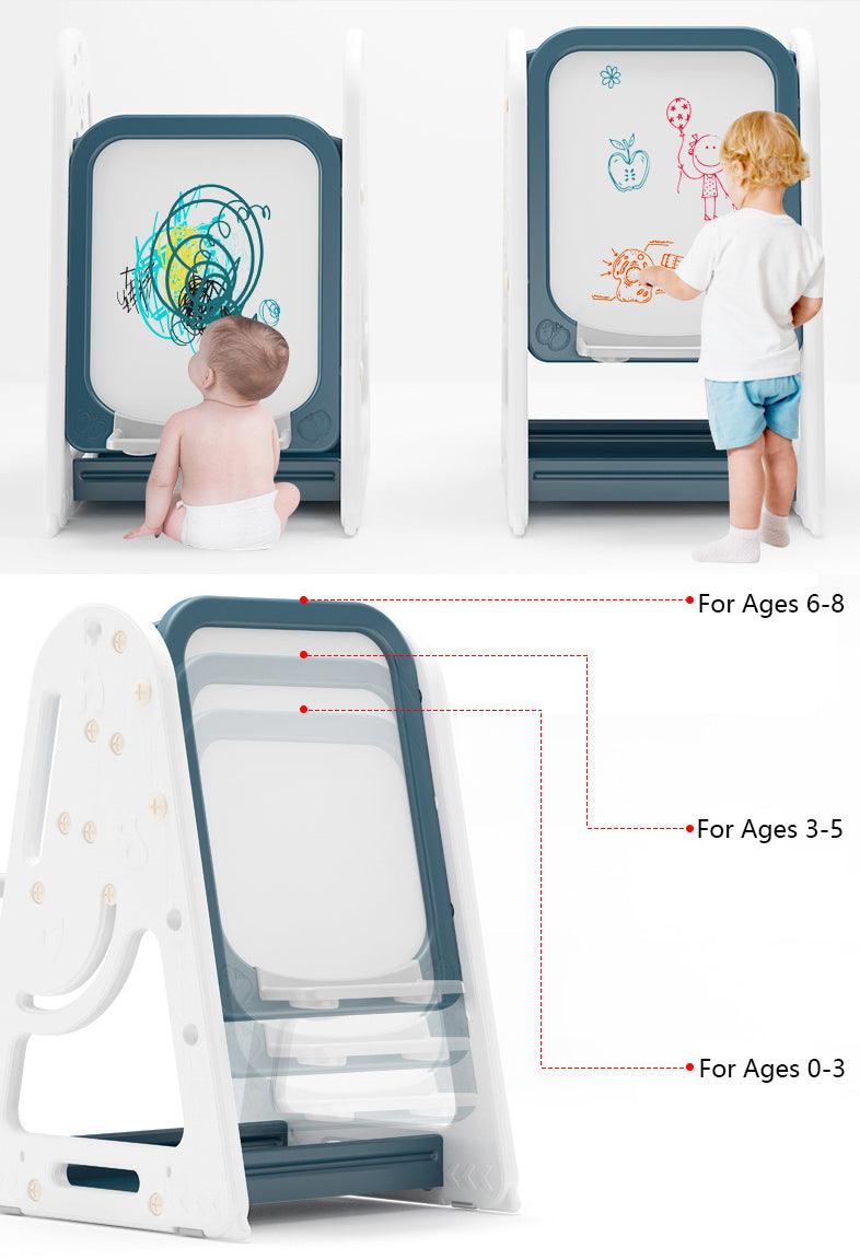 Kinder Mehrzweck-Magnetisch löschbare Artboard und Aufbewahrungstisch + 1 Stuhl