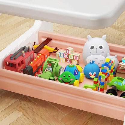 Kinder Mehrzweck-Magnetisch löschbare Artboard und Aufbewahrungstisch + 1 Stuhl