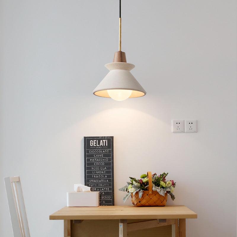 MICHIO | Leichtes Zementteecup Shade Pendelleuchte