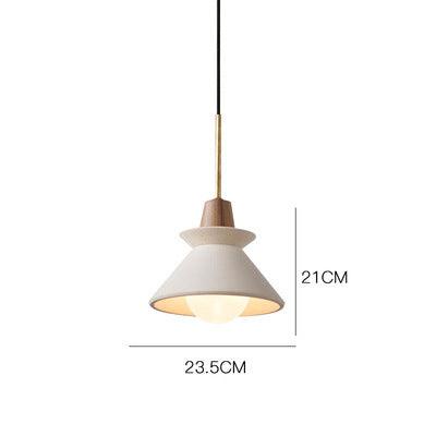MICHIO | Leichtes Zementteecup Shade Pendelleuchte