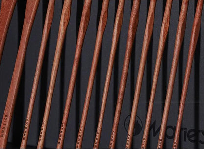 Moku Park Bristle Hair Rosewood Pinsel-007Serie 12pcs Set