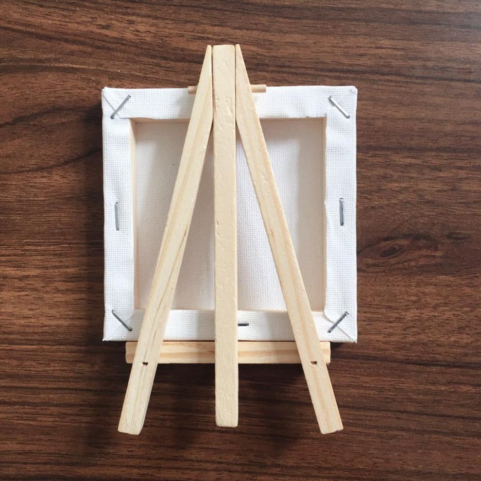 Mini Size Canvas - 3.9'x3.9' (10cmx10cm) und Easel Packung - Verkauft in einem Paket von 10