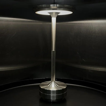 Japanische Umgebungsdrehung - Aluminium USB wiederaufladbare LED schnurlose Tischlampe