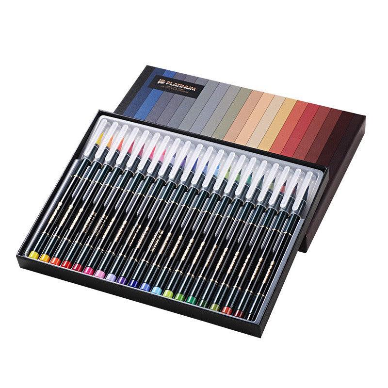 Platin 20 Farben Pinselstift-Set