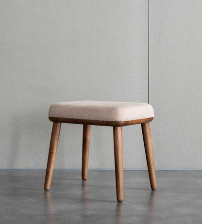 Rikuto - Solid Ash Wood & Cotton Armchair | Lesestuhl