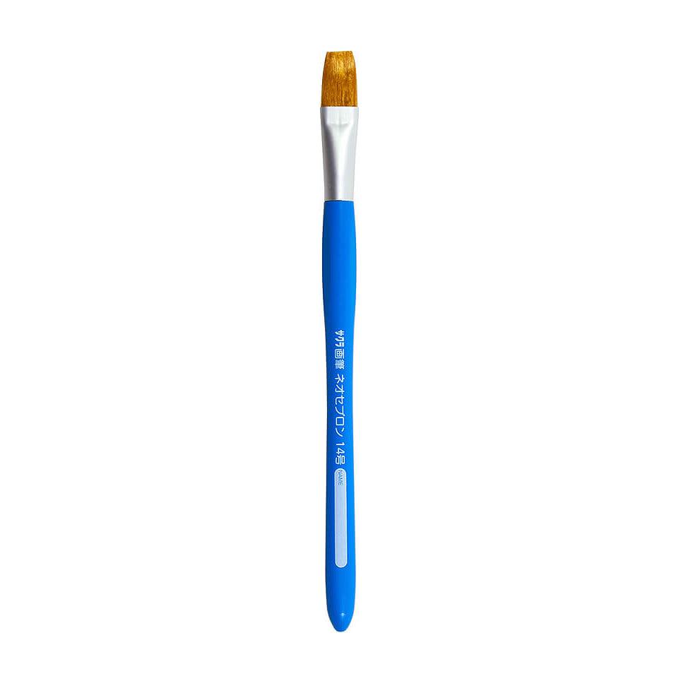 Sakura Nylon Flat Brushes - Dreiecksgriff