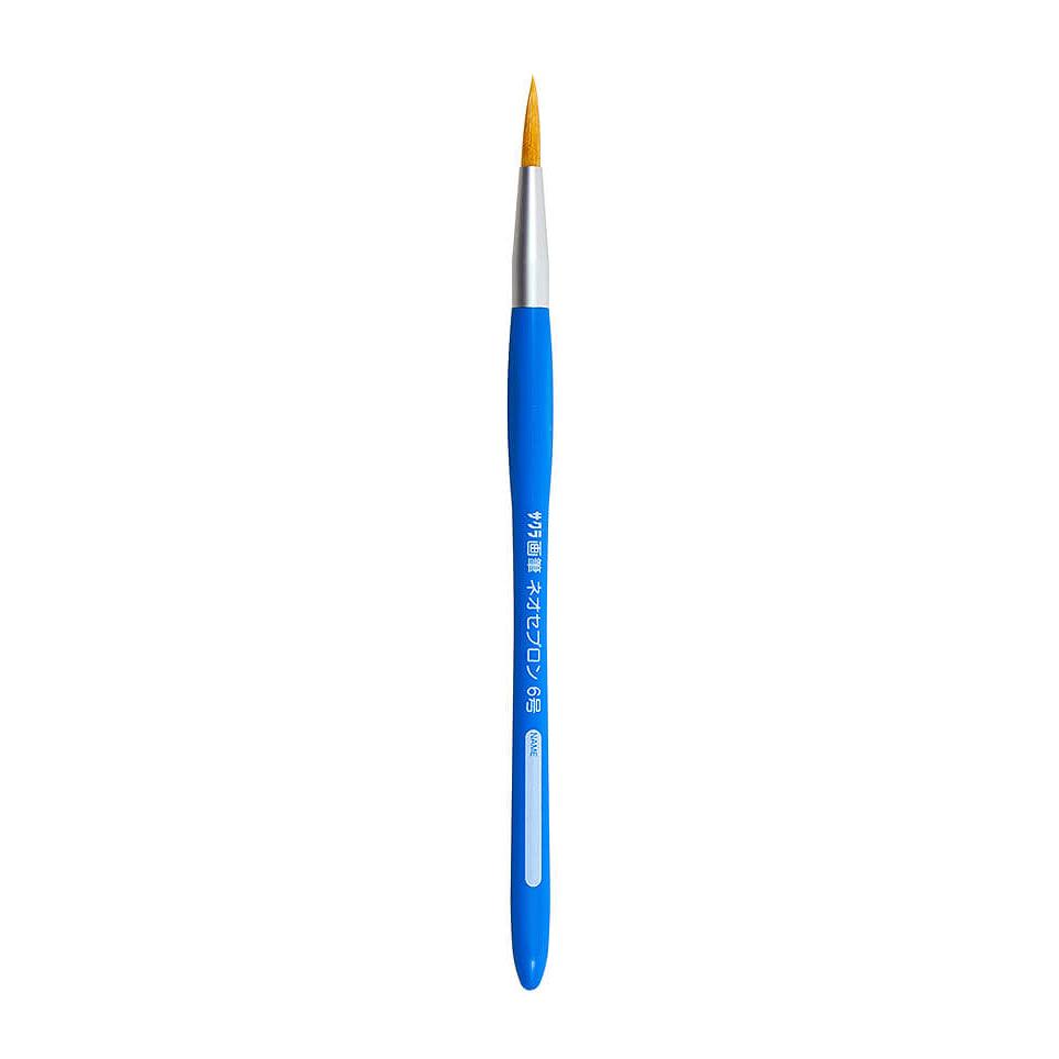Sakura Nylon Round Brushes - Dreiecksgriff