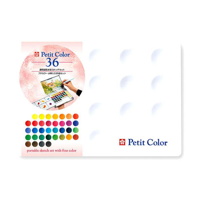 Sakura Petit Color Aquarell - Wasserbürsten-Stiftsets