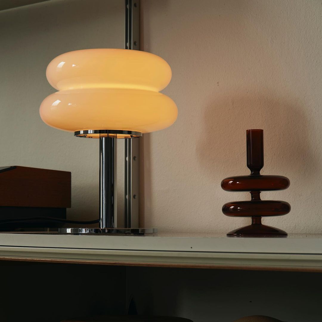 Schneemann-Tischlampe