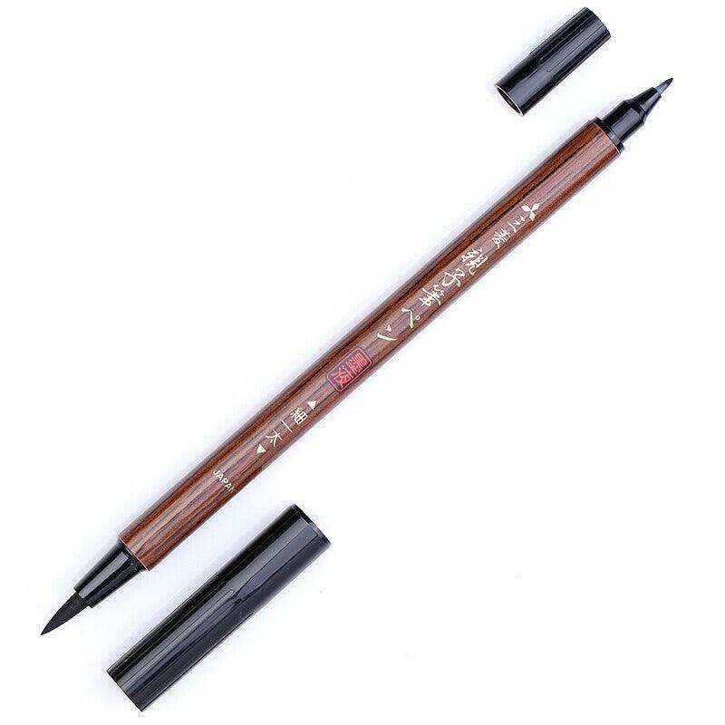Uni Doppel-Sided Kalligraphie Pinsel Pen